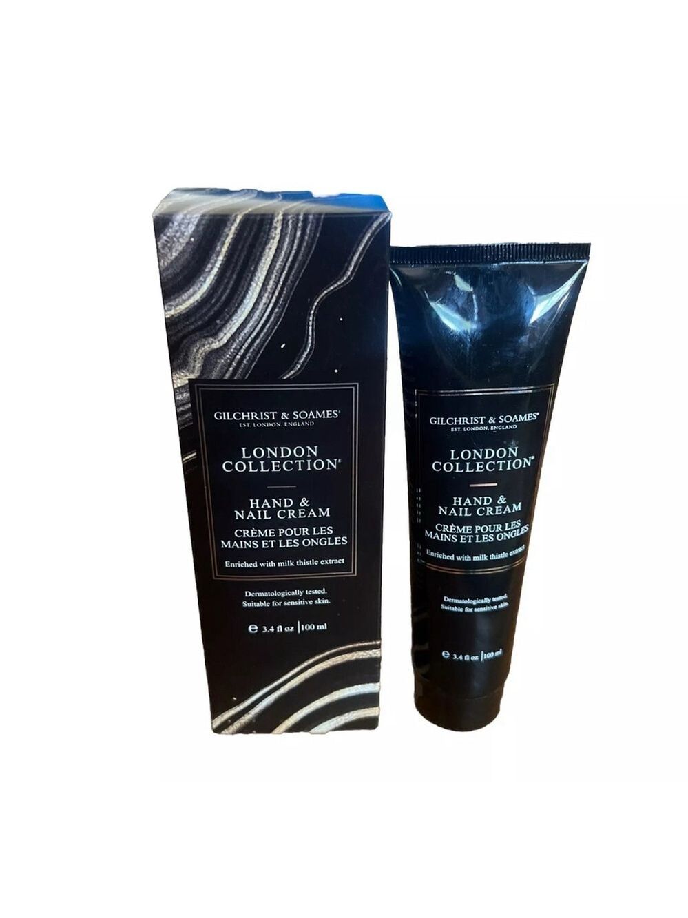 Gilchrist Soames Hand Nail Cream London Collection Enriched 3.4oz Sealed w/Bonus